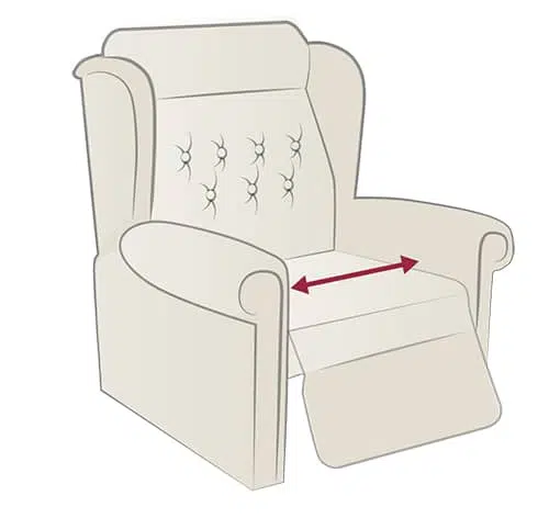 chair width